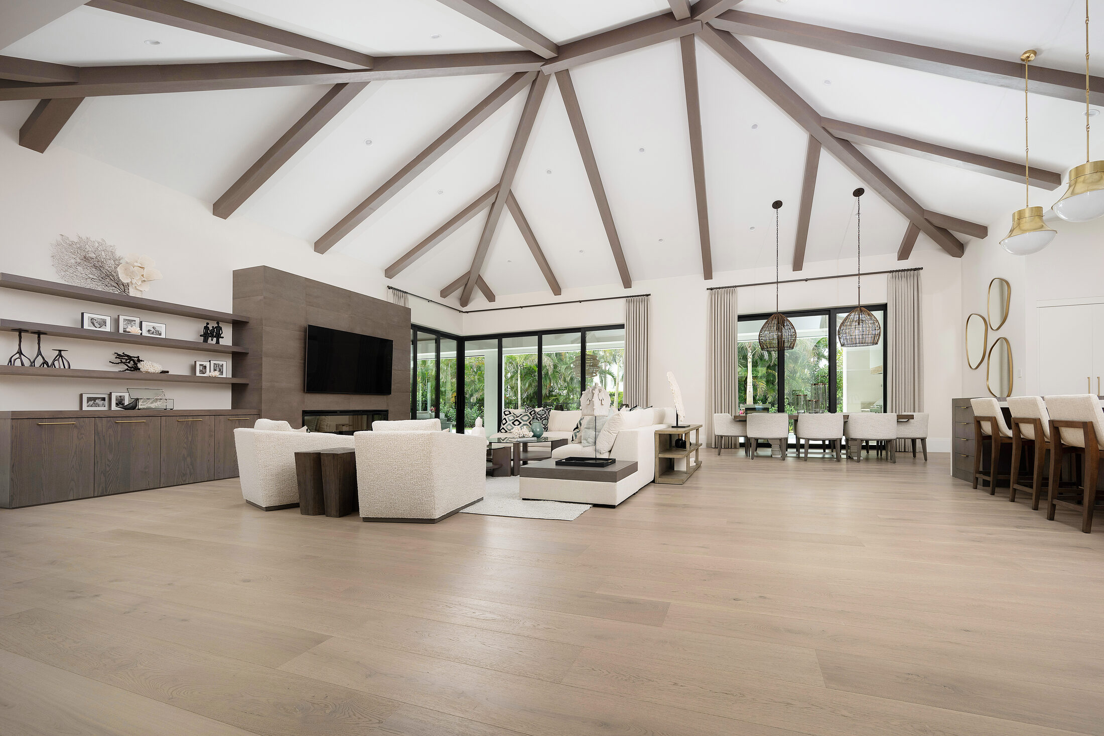 Moorings residence interior with RIVA European oak floors